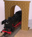 Download the .stl file and 3D Print your own Tunnel Portal Single HO scale model for your model train set.